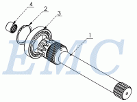 Actros Kardan Mili 252 mm