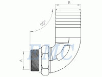 Elbow DrB 0907 1 1/4