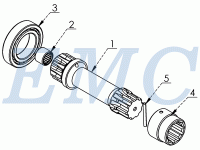 Eaton 4106 Kardan Mili 155 mm