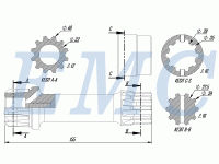 Eaton 4106 Kardan Mili 155 mm