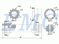 Pto Eaton 6109 Kardan Mili 155 mm