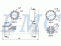 Pto Iveco 2895 Cardan Shaft 140 mm