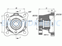 Pto Piston Pump  Adaptor 3x4