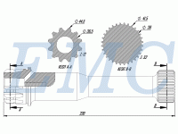 Pto Renault 440 Kardan Mili 220 mm