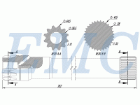 Volvo R 1700 Kardan Mili 250 mm