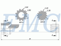 ZF 16 S 151 Kardan Mili 213 mm