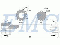 ZF 16 S 151 Kardan Mili 226 mm