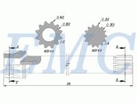 ZF 16 S 151 Kardan Mili 274 mm